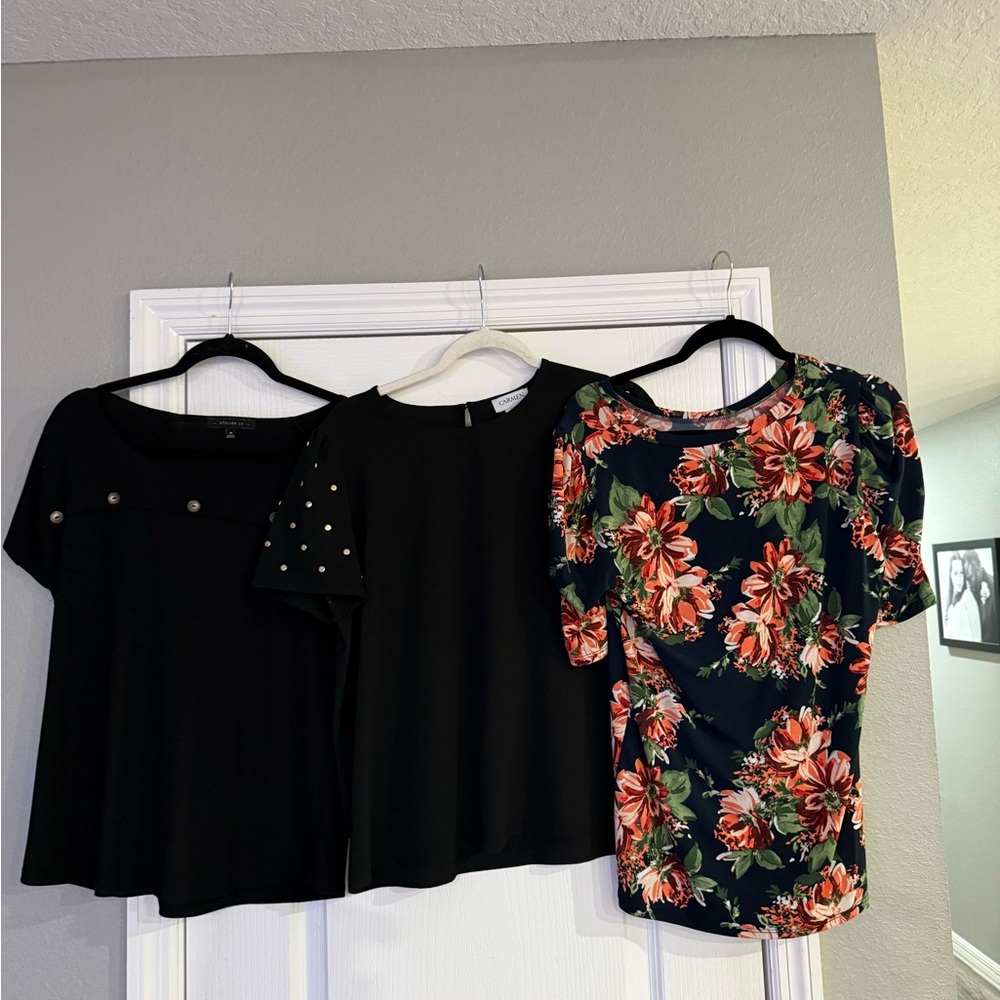 Women’s Large Casual Tops Blouses Lot of 3